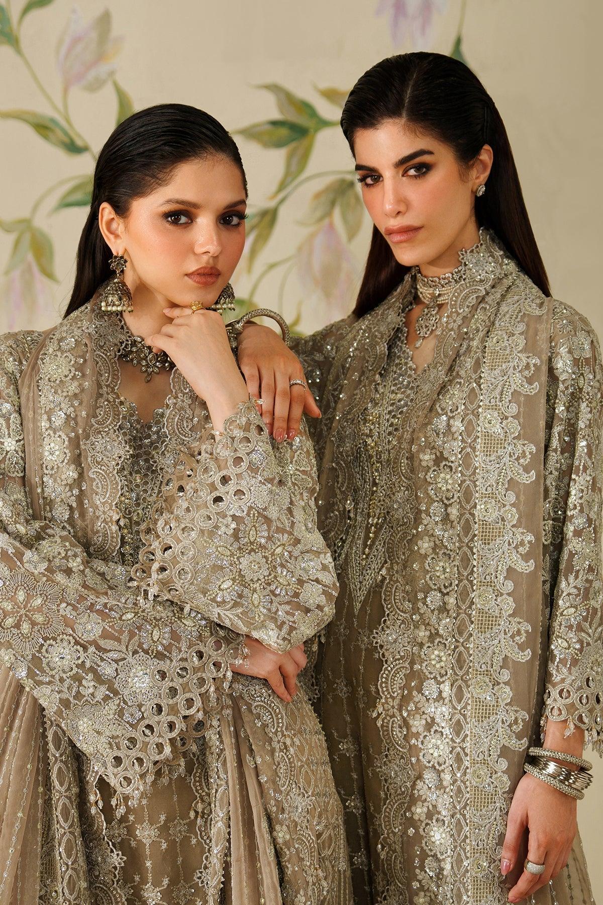 EMBROIDERED CHIFFON CH14-08 STITCHED