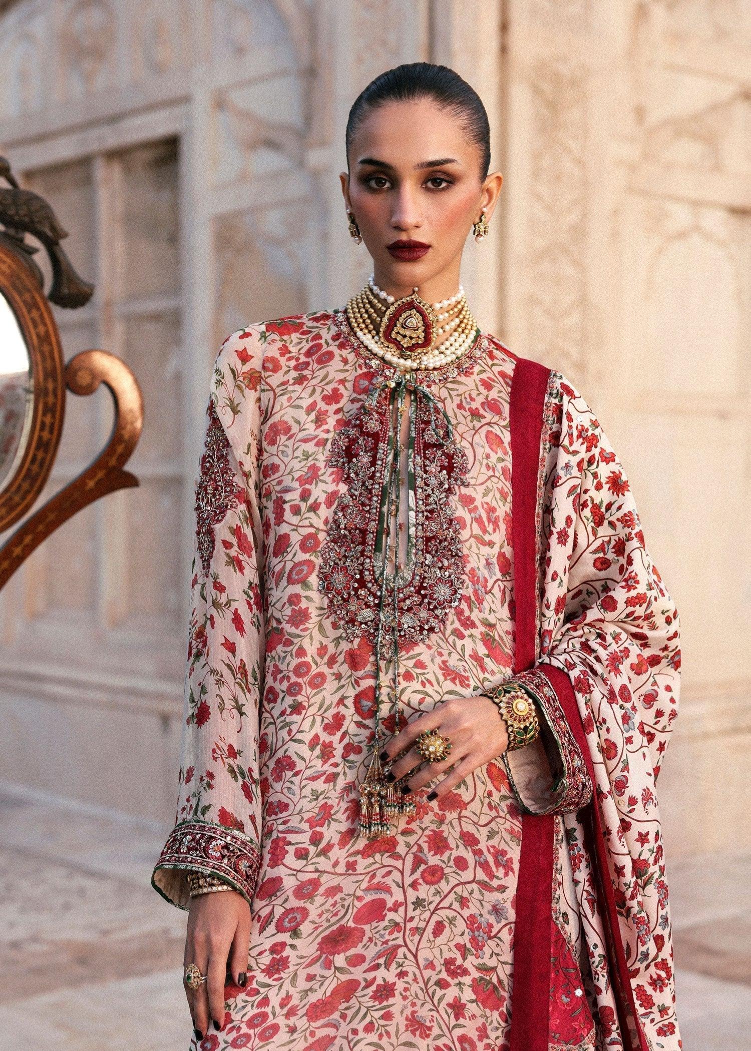 Hussain Rehar | Luxury Pret AW 25 | Ivoria - Rang-e-Khaas