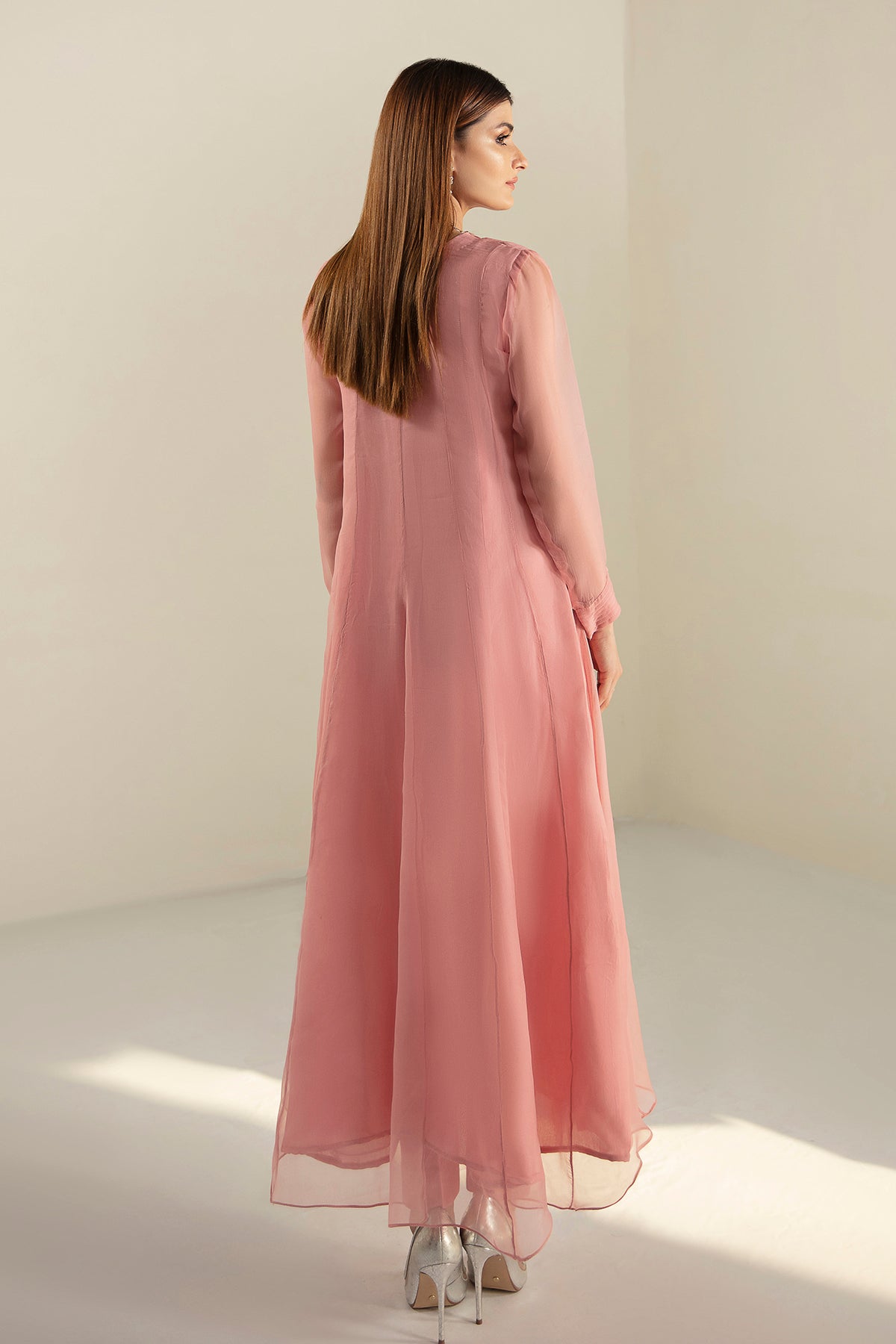 Baroque | Pret | PLAIN CHIFFON FROCK PR-580