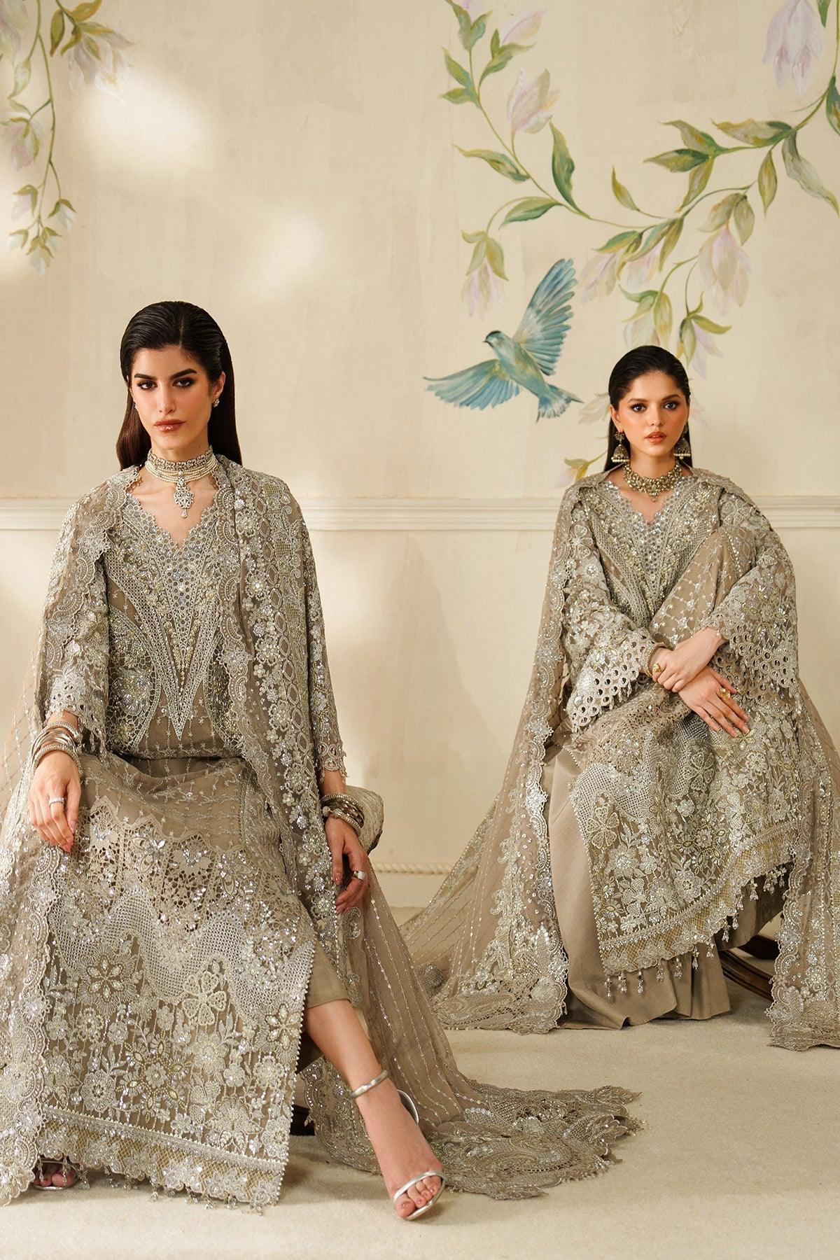 EMBROIDERED CHIFFON CH14-08 STITCHED