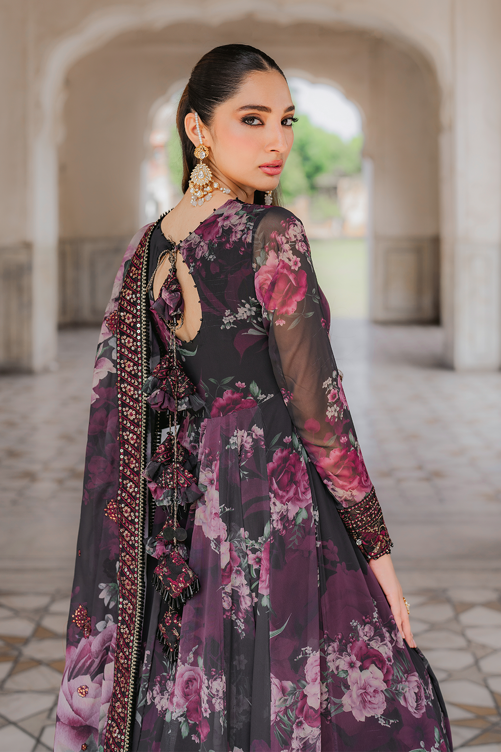 Iznik UE-315 Printed Chiffon