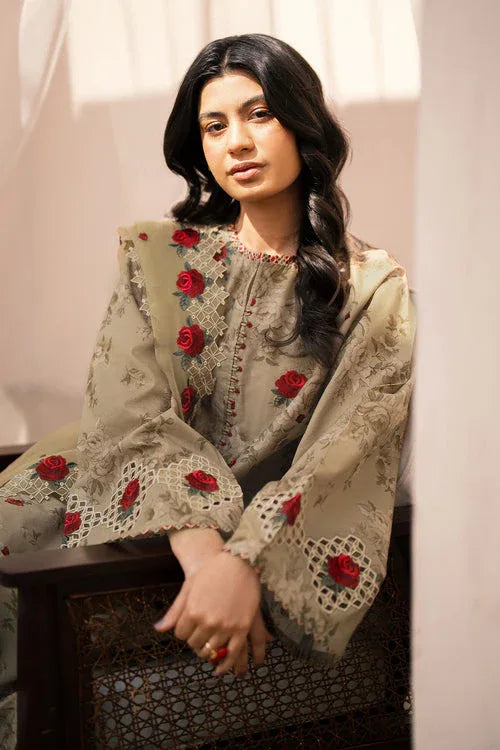Baroque | Luxury Pret 24 | LAWN UF-594 - Rang-e-Khaas