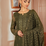 Iznik | Chiffonkari Formals | ICK-05 Embroidered Chiffon