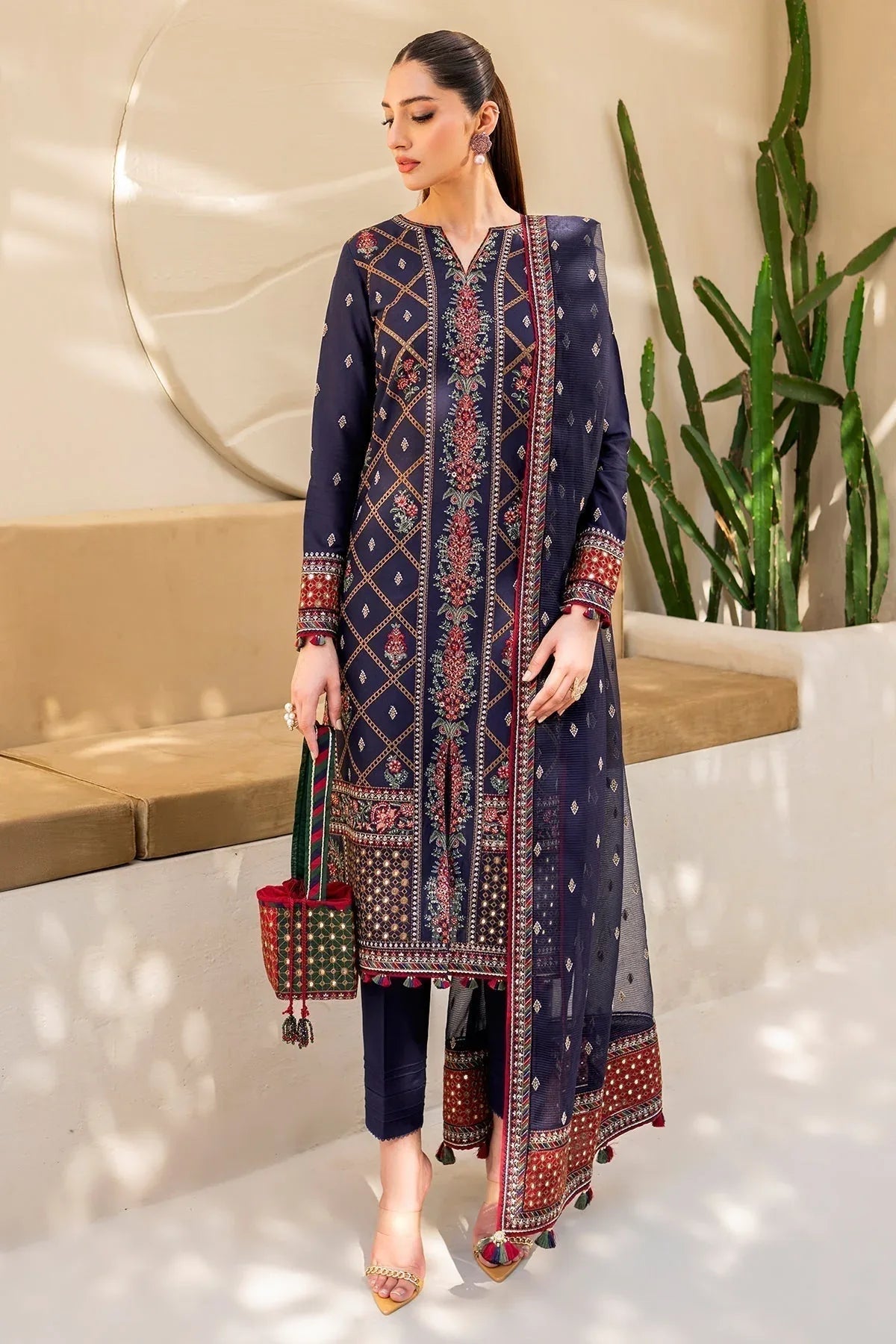 Jazmin | Irish Lawn SS 24 | D6 - Rang-e-Khaas