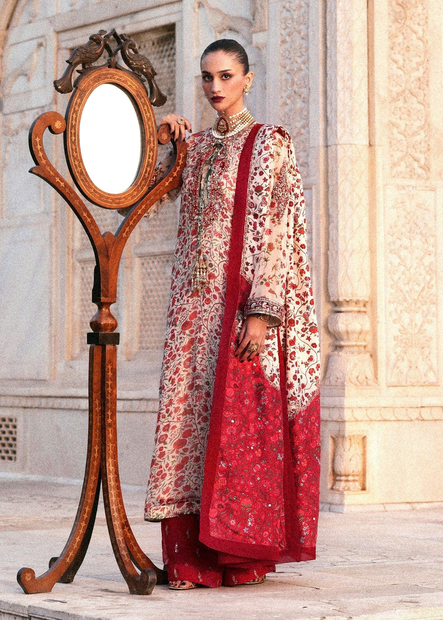 Hussain Rehar | Luxury Pret AW 25 | Ivoria - Rang-e-Khaas