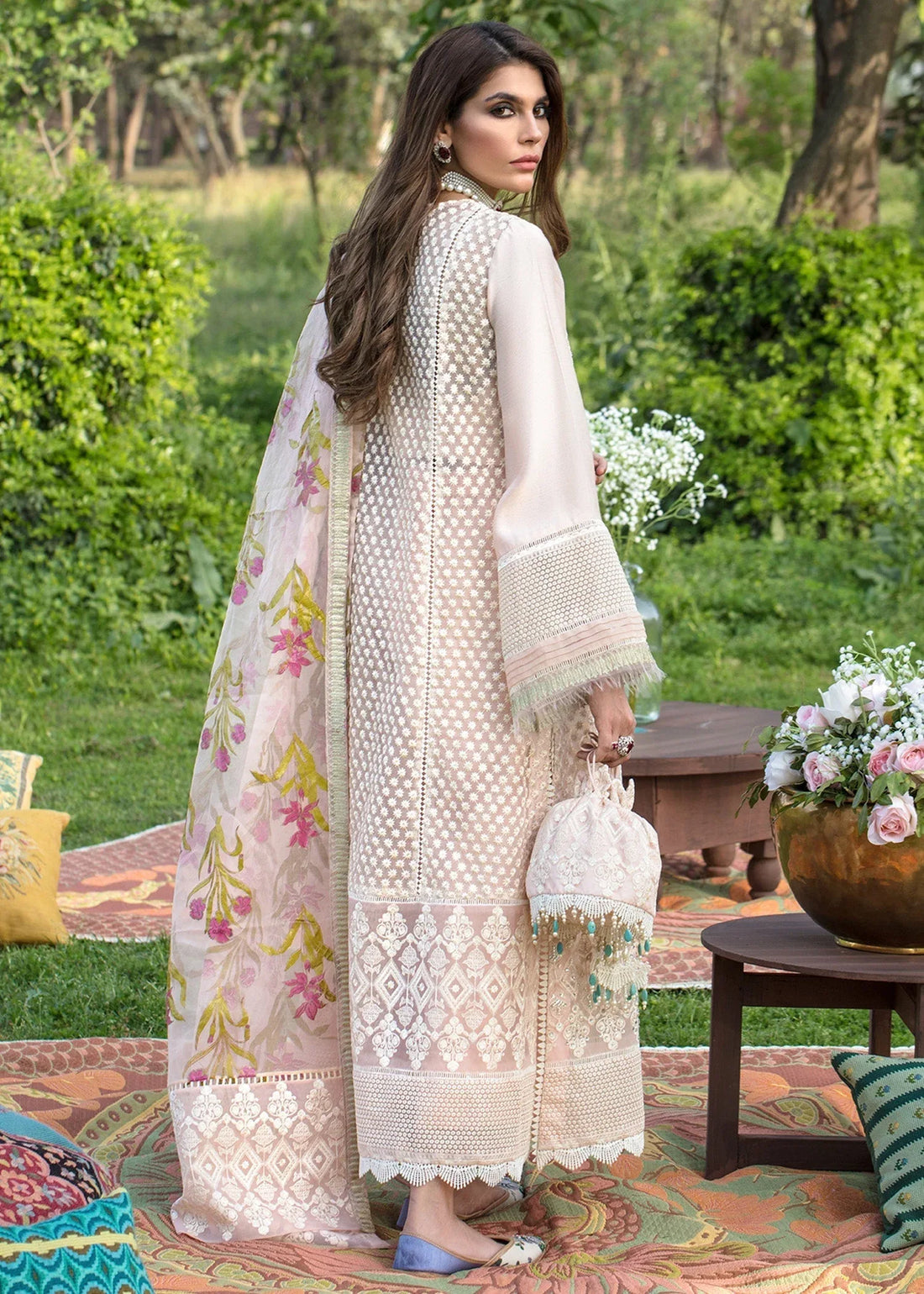 Saira Shakira | Luxury Pret | Head In Clouds - Rang-e-Khaas