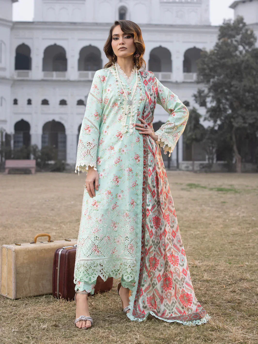 Faiza Faisal | Maya Luxury Lawn | Julia - Rang-e-Khaas