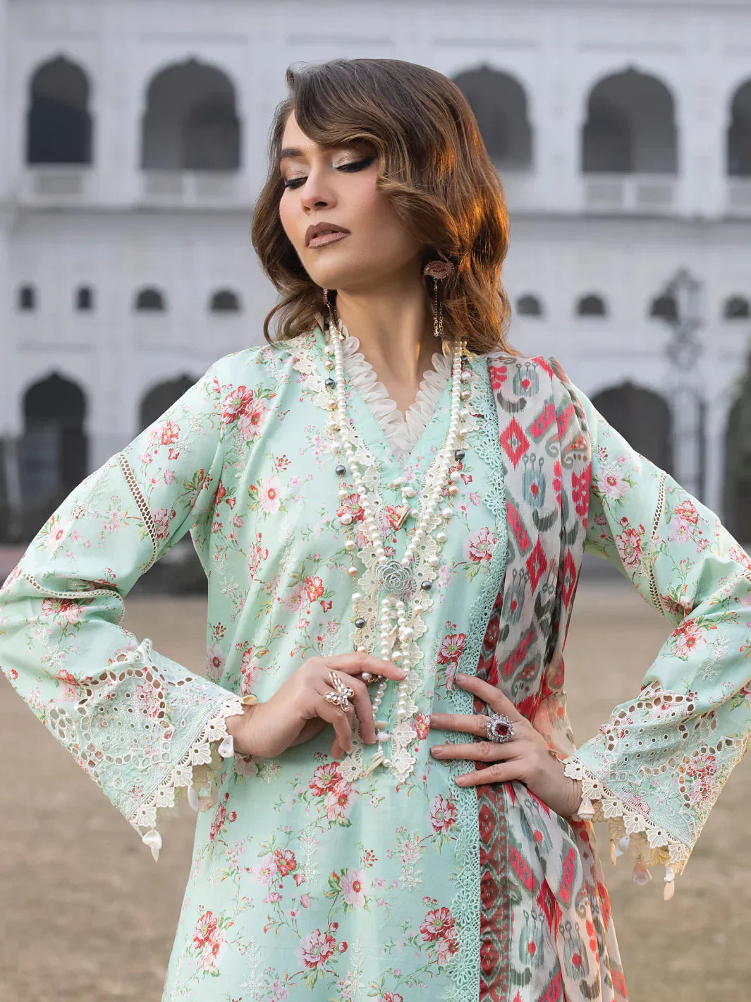 Faiza Faisal | Maya Luxury Lawn | Julia - Rang-e-Khaas
