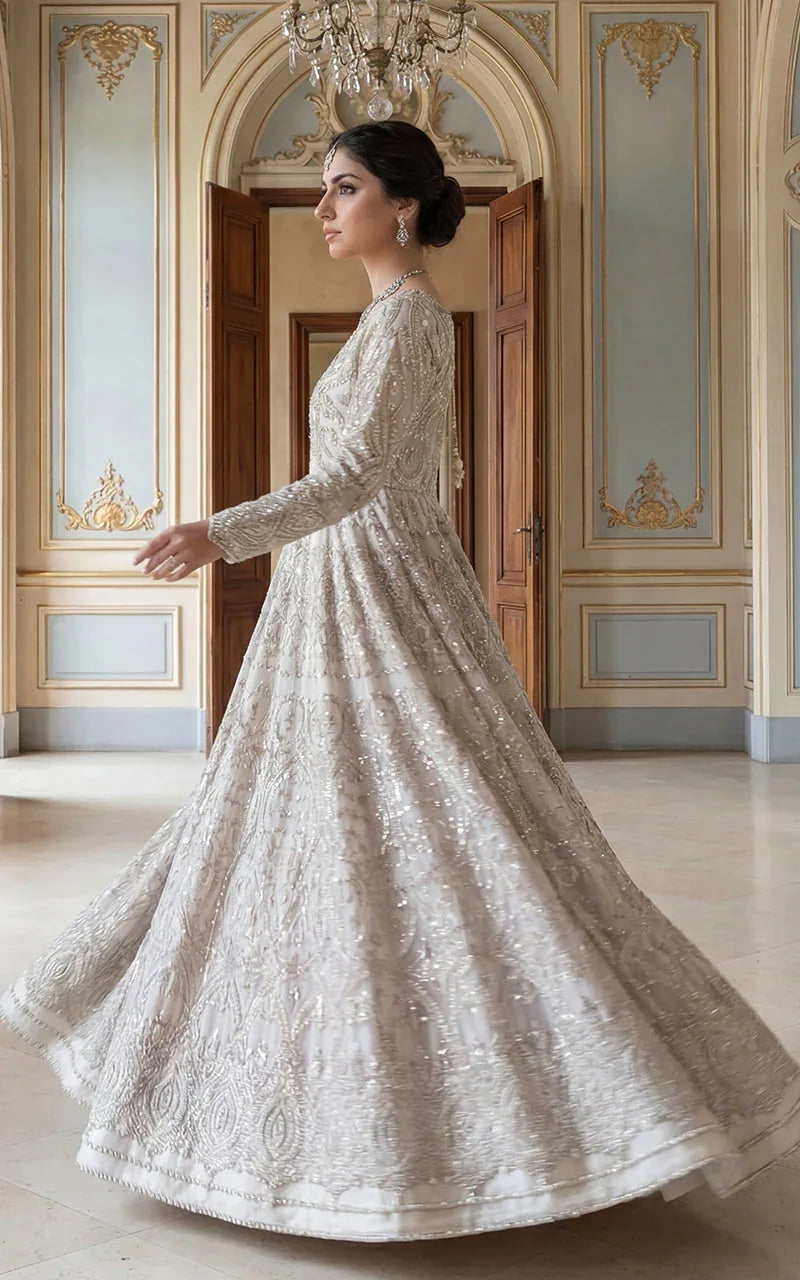 Ivory Lumière Mirror Gown