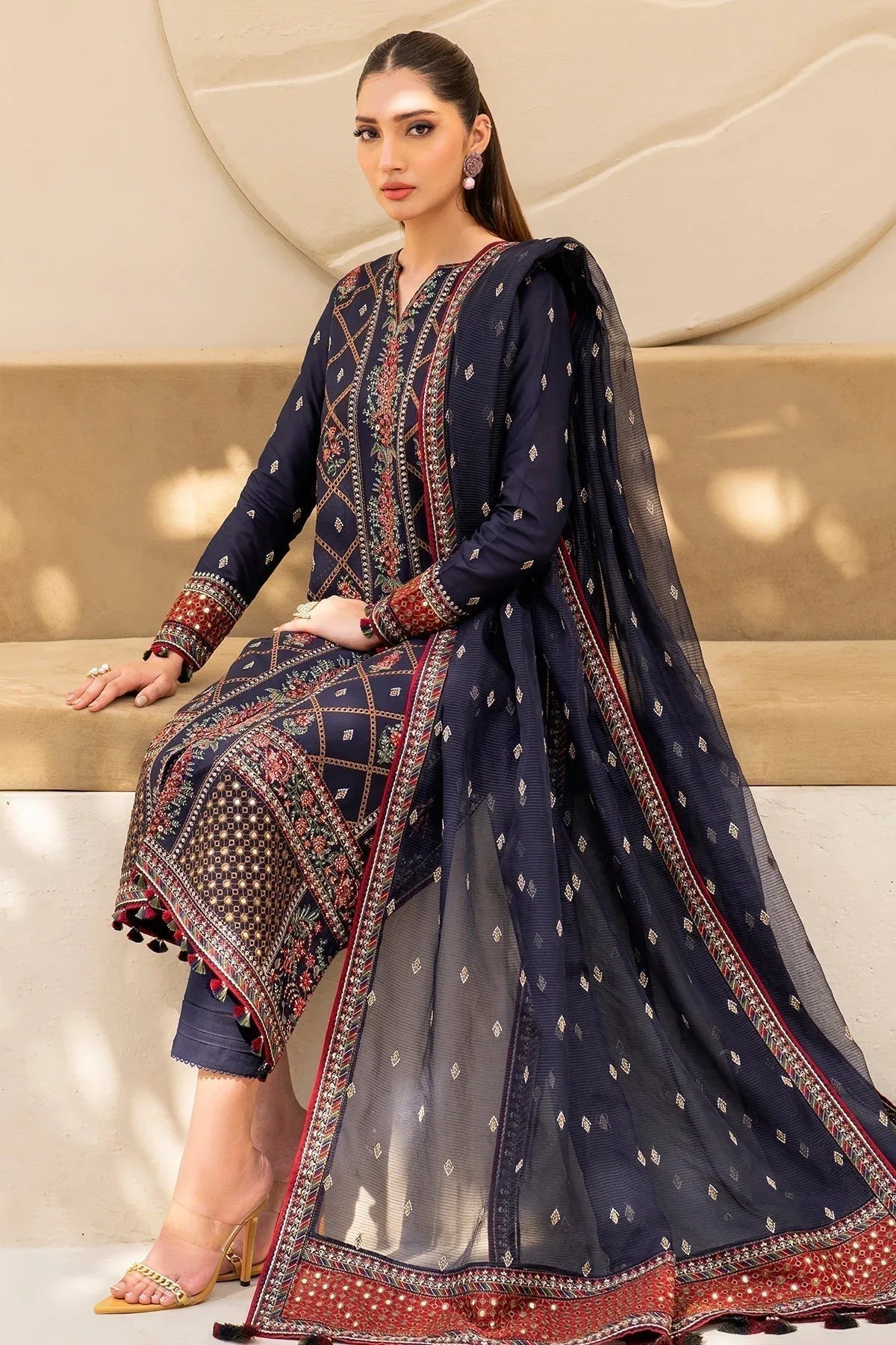 Jazmin | Irish Lawn SS 24 | D6 - Rang-e-Khaas