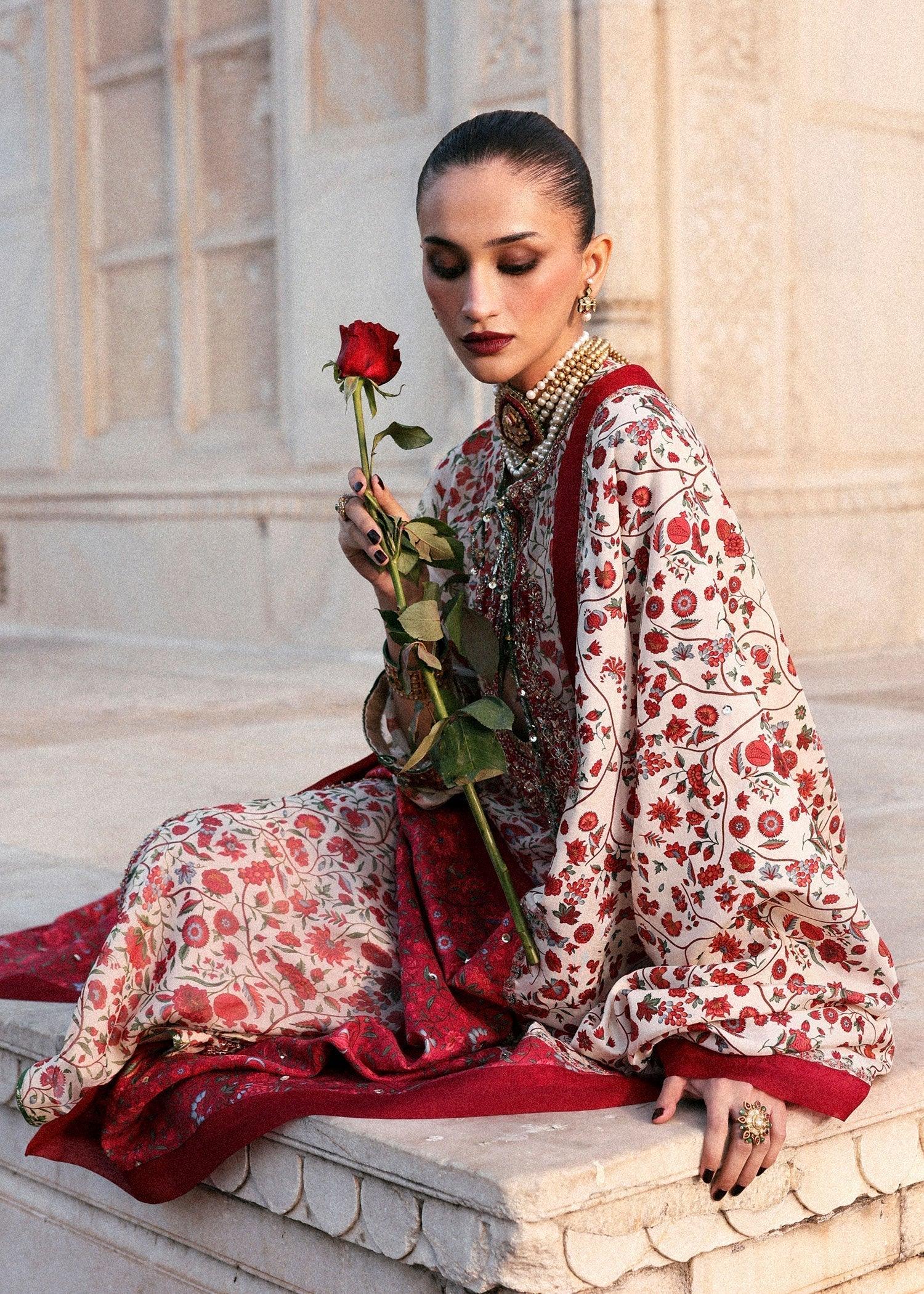 Hussain Rehar | Luxury Pret AW 25 | Ivoria - Rang-e-Khaas