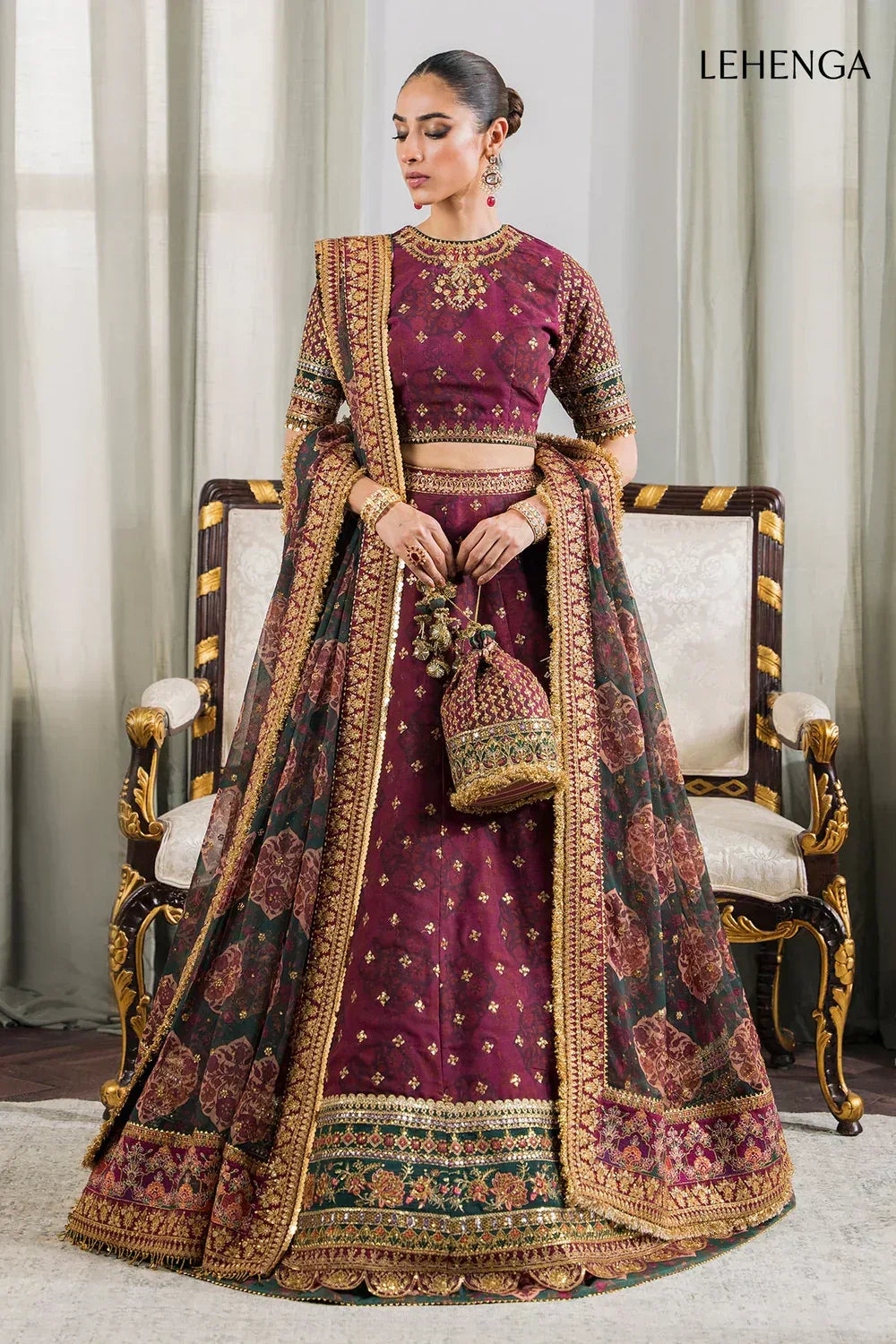 Baroque | Chantelle Embroidered Collection | CH12-03 - Rang-e-Khaas