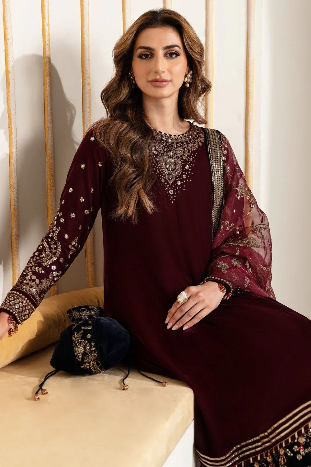 Jazmin | Velvet Edit 24 | Velvet Formal VF-2018 - Rang-e-Khaas