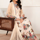 Baroque | Luxury Pret 25 | EMBROIDERED CHIFFON PR-1053