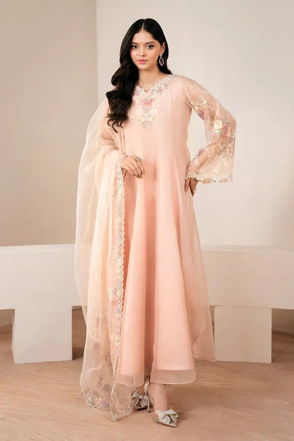 Baroque | Luxury Pret 25 | EMBROIDERED CHIFFON PR-1054 - Rang-e-Khaas