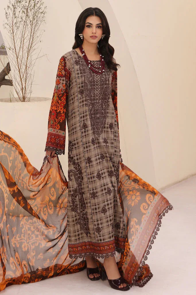 Charizma | Naranji Embroidered Lawn 24 | CN4-010 - Rang-e-Khaas