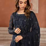 Iznik | Chiffonkari Formals | ICK-07 Embroidered Chiffon