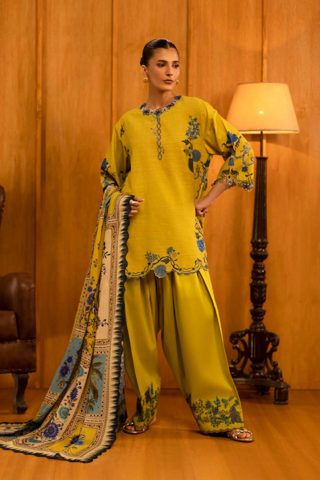Sana Safinaz | Muzlin Winter 25 | M253-004A - Rang-e-Khaas