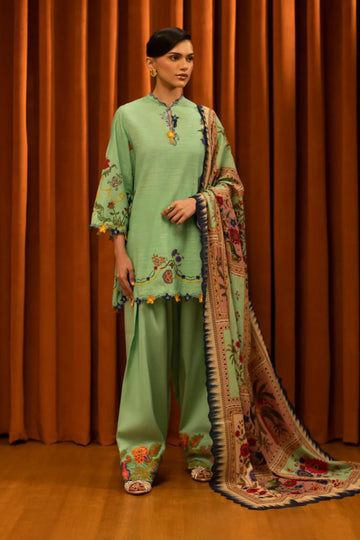 Sana Safinaz | Muzlin Winter 25 | M253-004B - Rang-e-Khaas