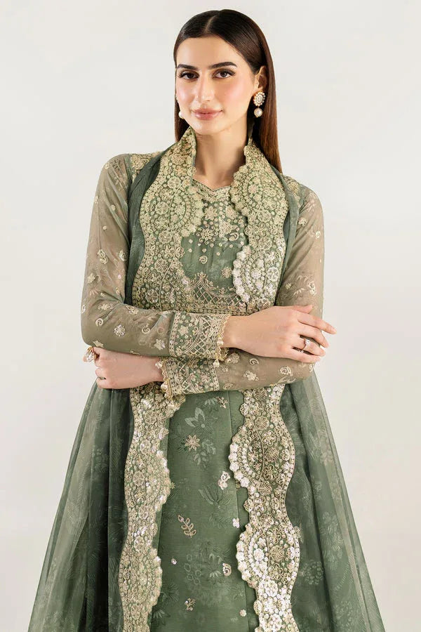 Farasha | Fiorella Formals | Olive Aura - Rang-e-Khaas