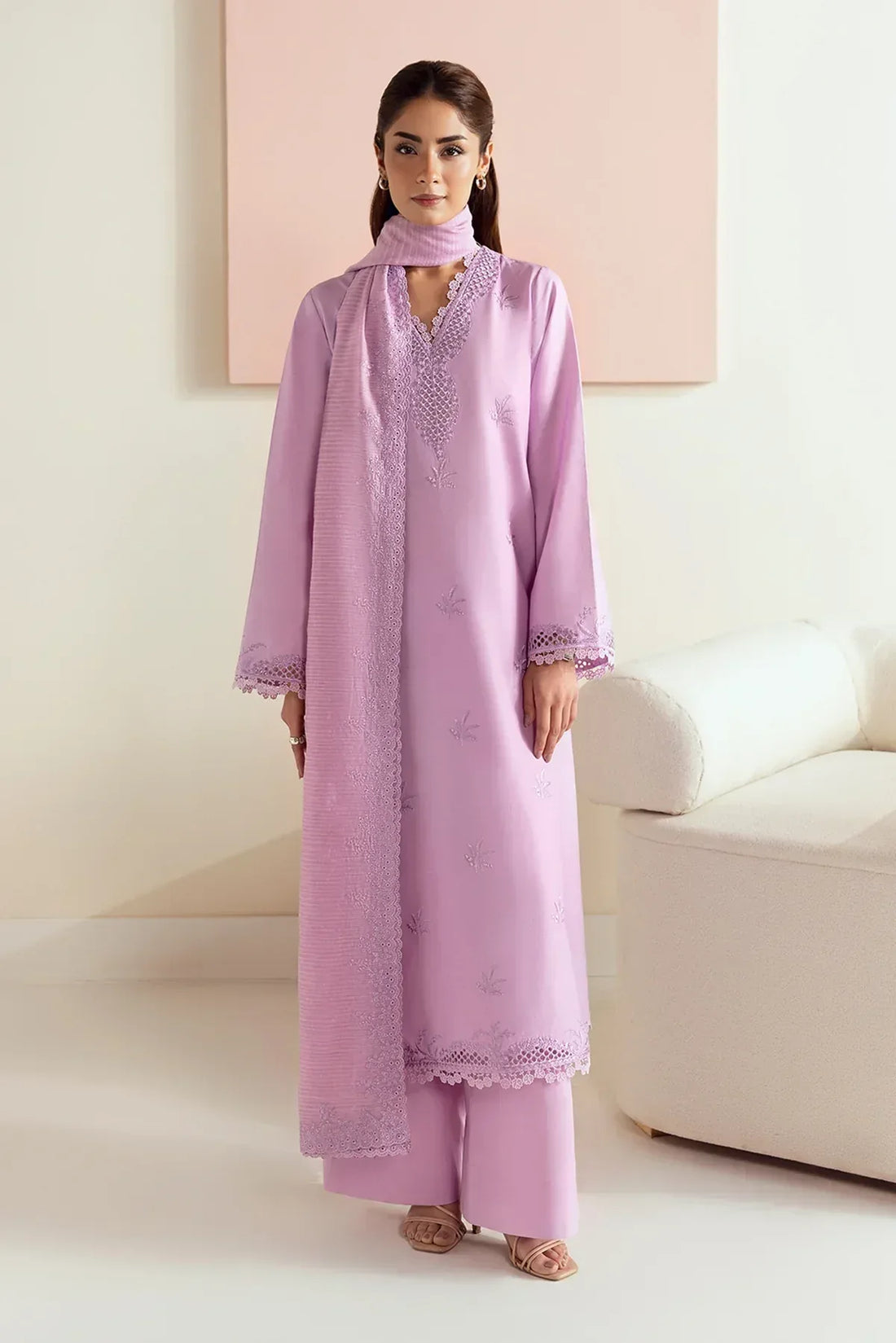 Afrozeh | Basic Pret 25 | Rosé Berry - Rang-e-Khaas