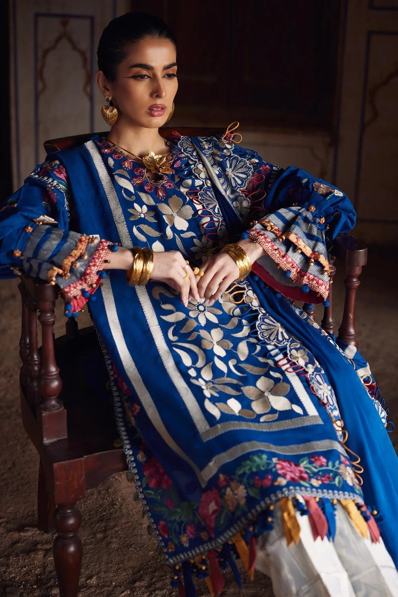 Elan | Luxury Lawn 25 | AURELIA (EL25-08 A) - Rang-e-Khaas