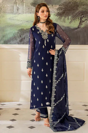 Declare | Chiffon Luxe | LUNE LFP-1110 - Rang-e-Khaas