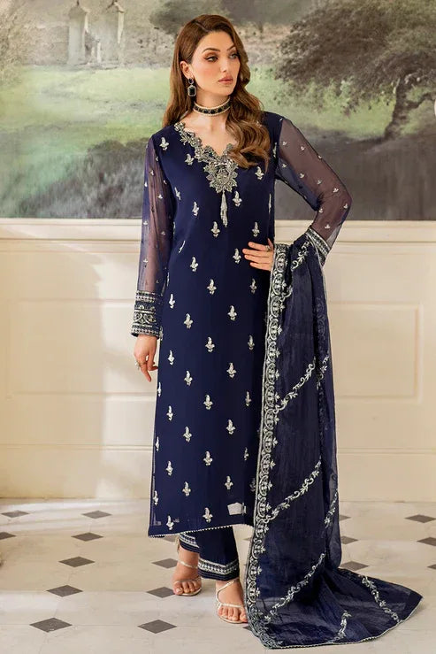 Declare | Chiffon Luxe | LUNE LFP-1110 - Rang-e-Khaas