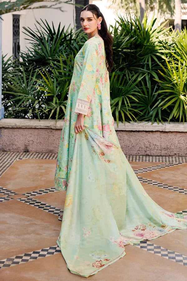 Farasha | Printed Essentials | Mint Dew - Rang-e-Khaas