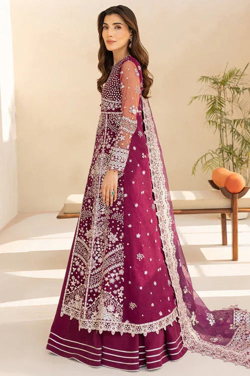 Farasha | Lu Zella Premium Formals 25 | Merlot Dust - Rang-e-Khaas