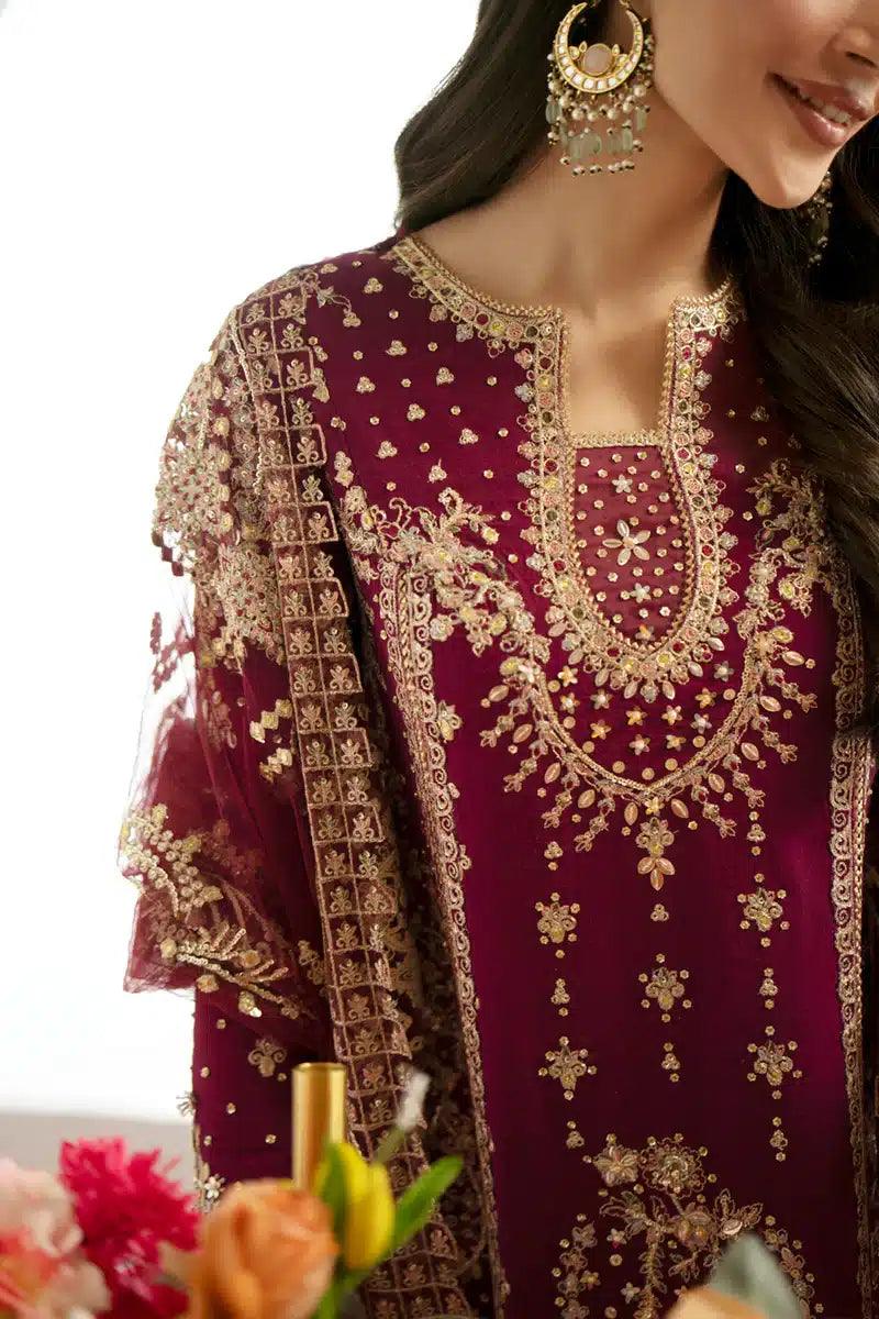 Qalamkar | Dilnaz Wedding Formals | DN-07 ALEENA - Rang-e-Khaas
