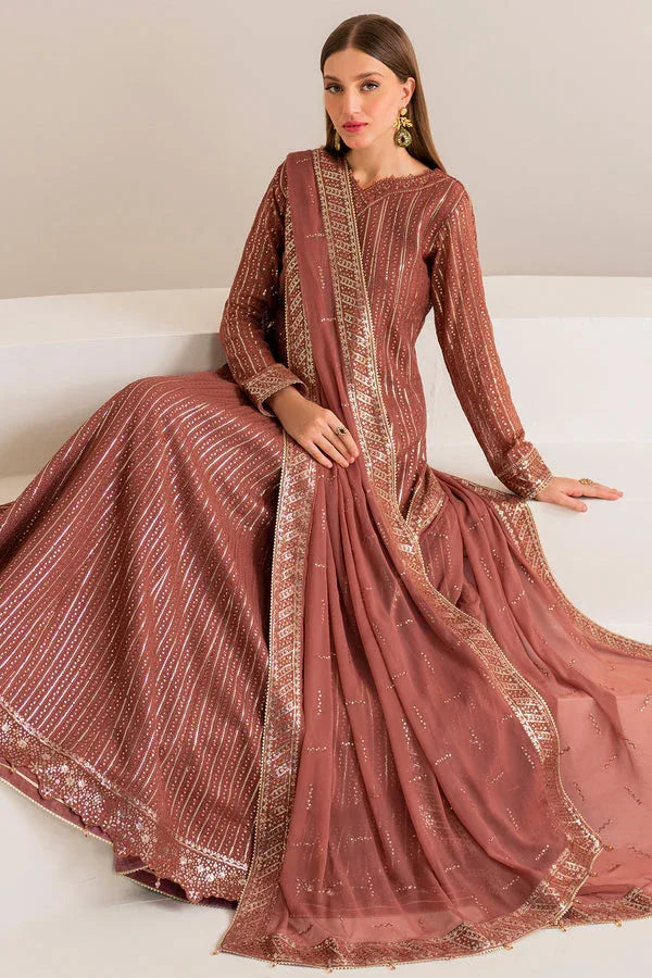 Farasha | Lumiere Formals | RUSSET - Rang-e-Khaas