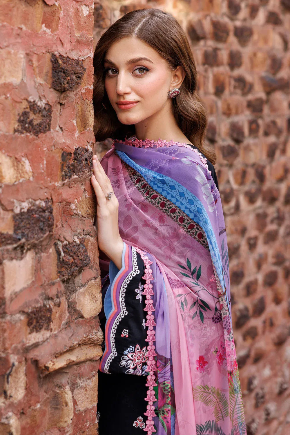Farasha | Printed Essentials | Sable - Rang-e-Khaas