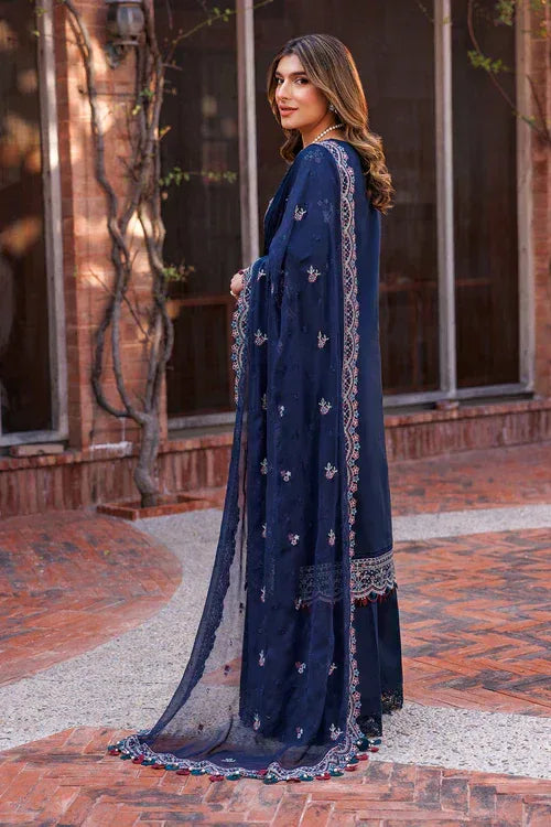 Farasha | Kaavish Lawn 24 | DEEP SAPPHIRE - Rang-e-Khaas