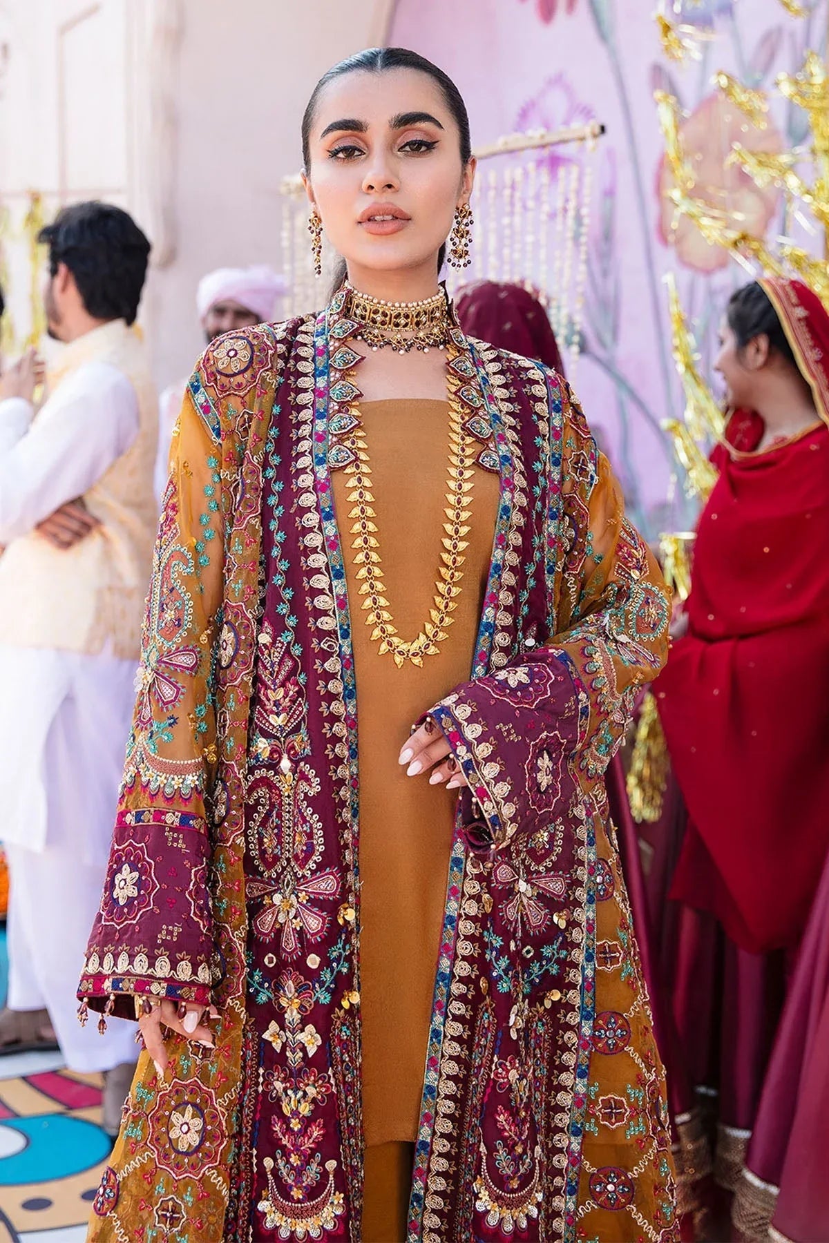 Nureh | Jhoomro 25' | Gulshan Shirt - Rang-e-Khaas