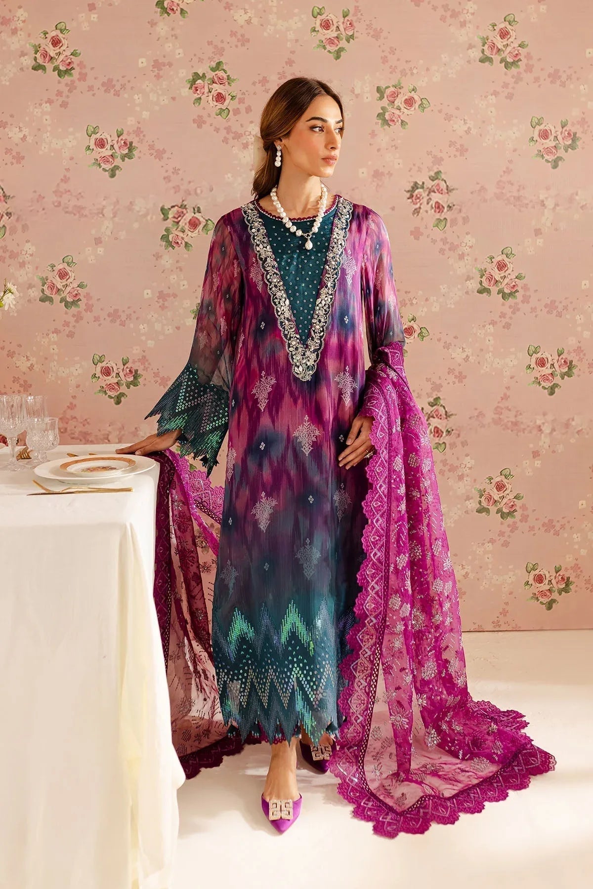 Nureh | Ballerina Formals | NU2-159 - Rang-e-Khaas