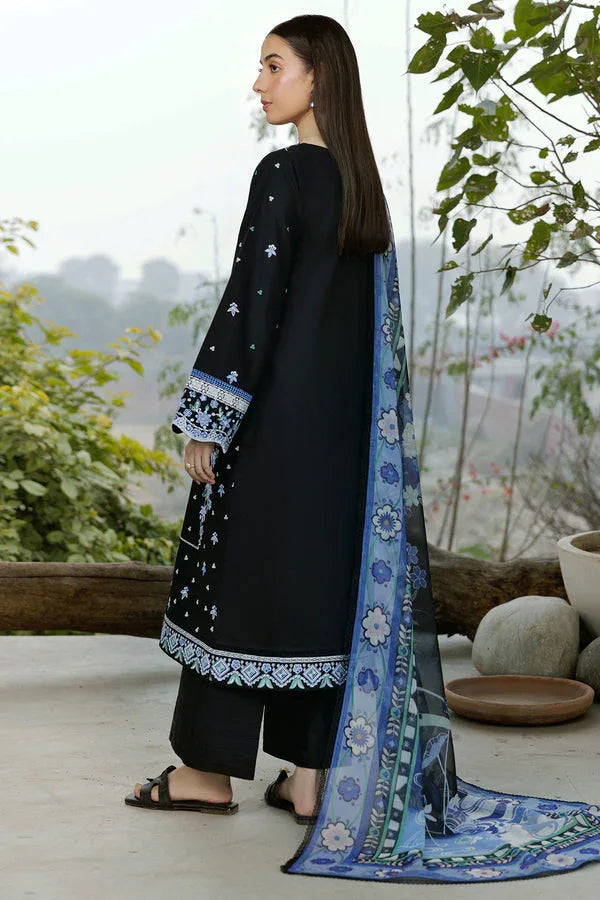 Farasha | Summer Weaves Embroidered Lawn | Ashen Light - Rang-e-Khaas