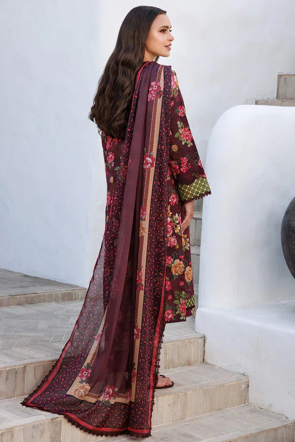 Farasha | Printed Essentials | Floral Berry - Rang-e-Khaas