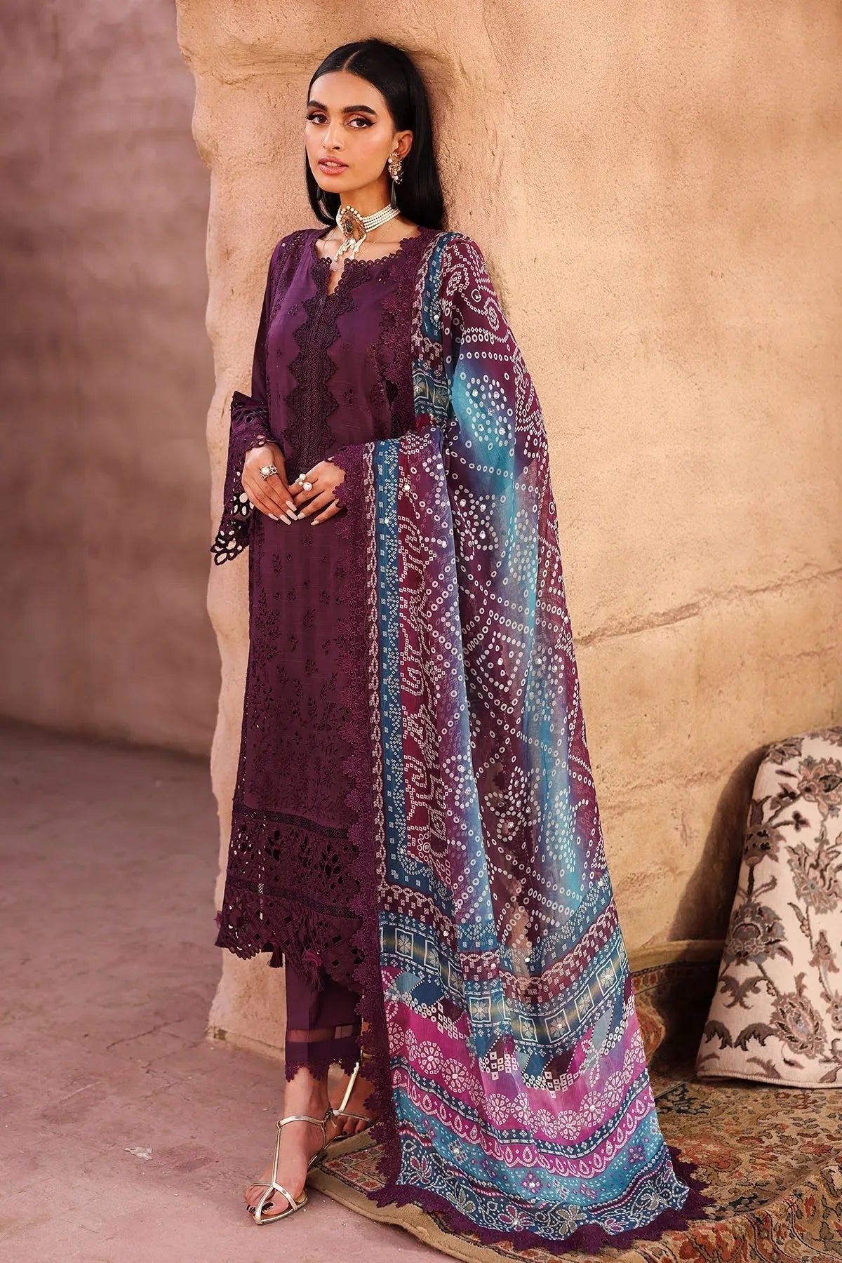 Nureh | Bazaar Lawn | NE-161 - Rang-e-Khaas