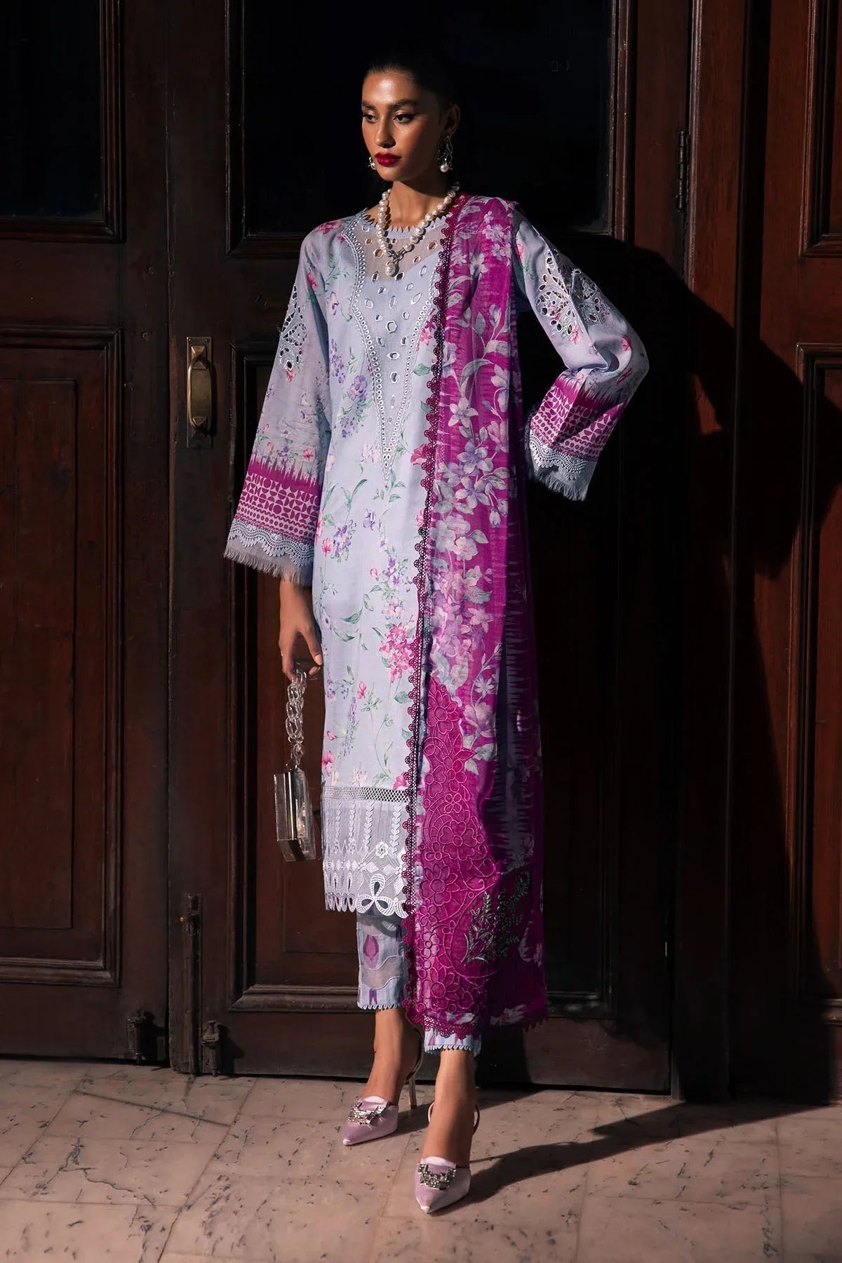 Nureh | Glam Girl Lawn | GL-17 - Rang-e-Khaas