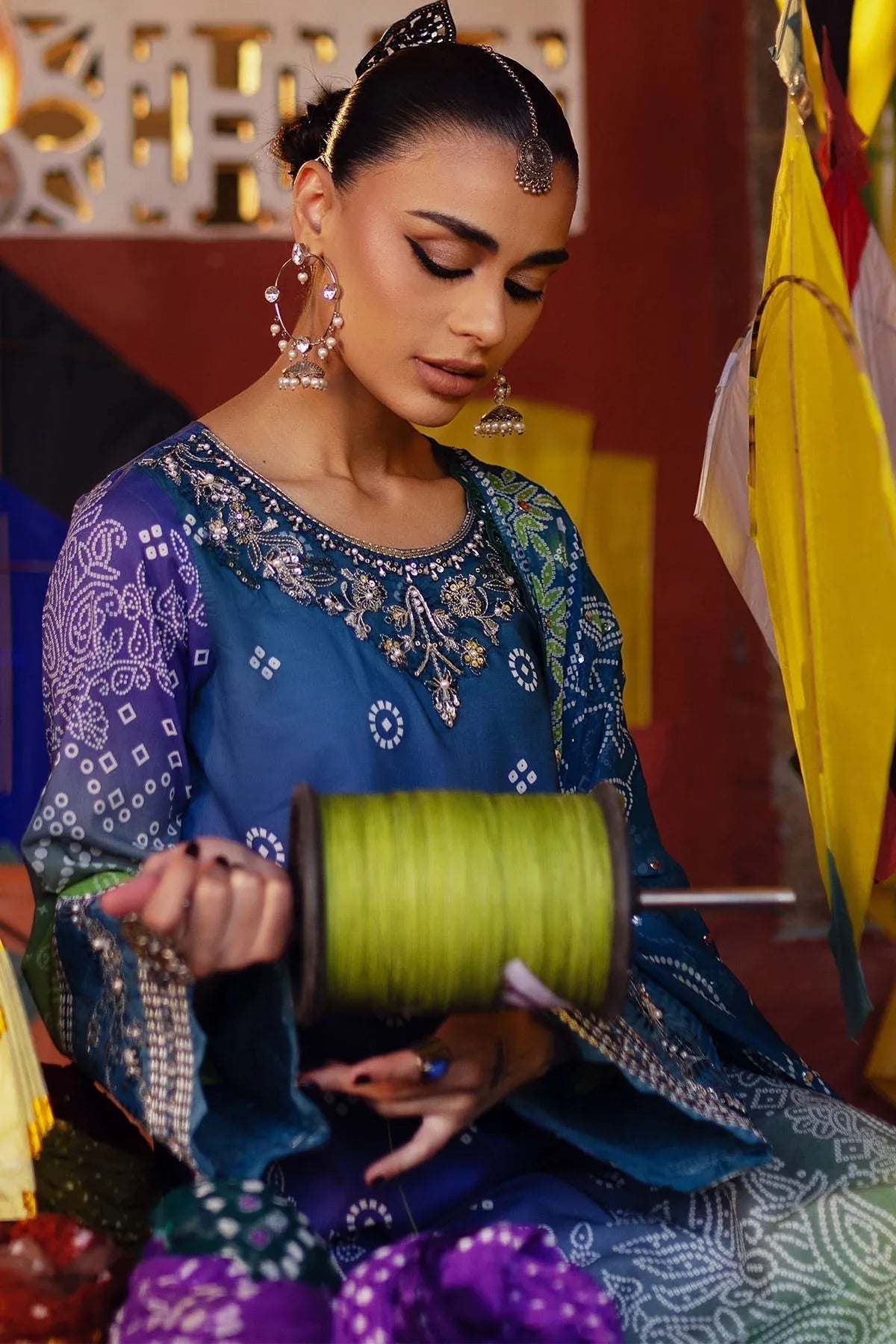 Nureh | Bazaar Lawn | NS-133 - Rang-e-Khaas