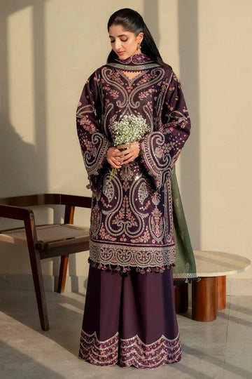 Jazmin | Shahkaar Luxury Lawn 25 | SL25-D6 - Rang-e-Khaas