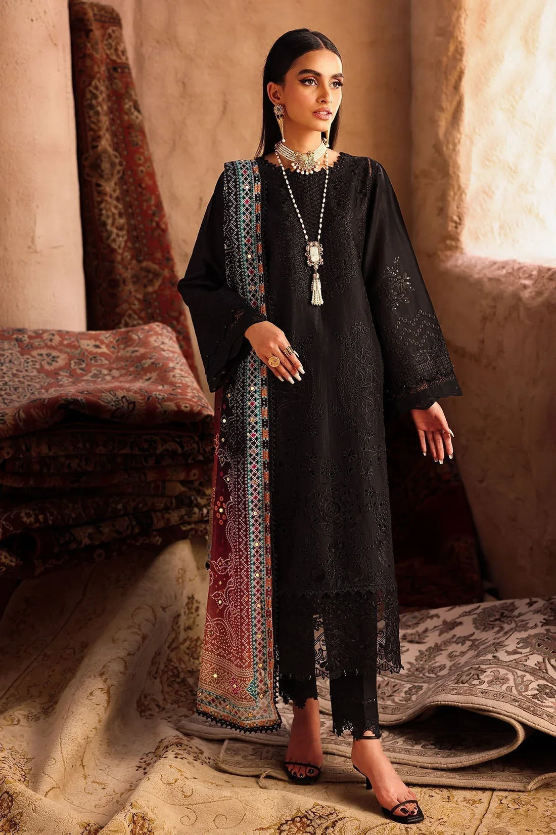 Nureh | Bazaar Lawn | NE-162 - Rang-e-Khaas