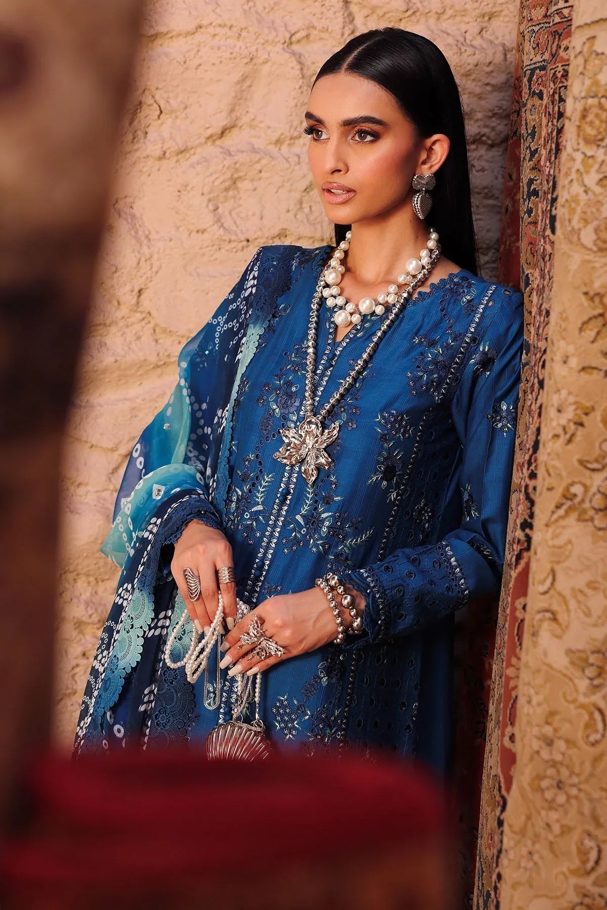 Nureh | Bazaar Lawn | NE-160 - Rang-e-Khaas