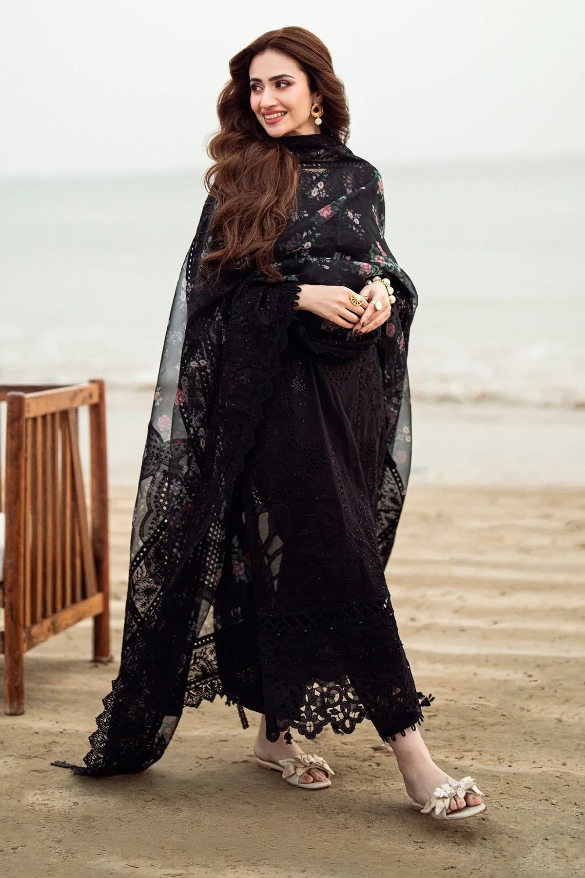 Nureh | Khuwab Luxury Lawn | NE-151 - Rang-e-Khaas