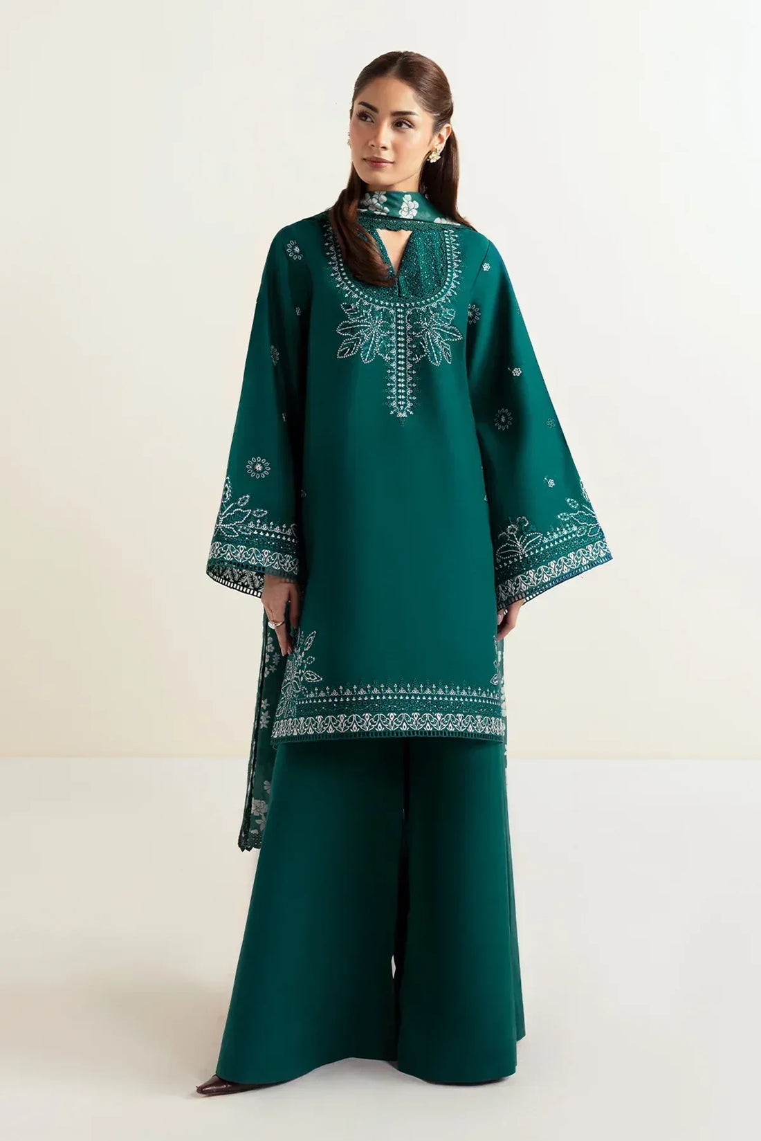 Afrozeh | Basic Pret 25 | Blueberry Majesty - Rang-e-Khaas
