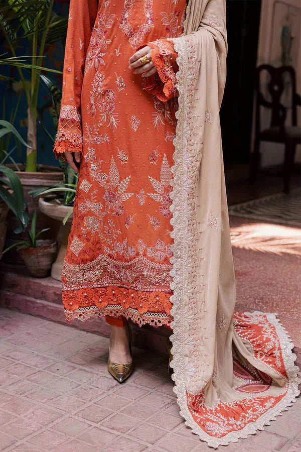 Nureh | Exclusive Leather Peach | NE-184 - Rang-e-Khaas