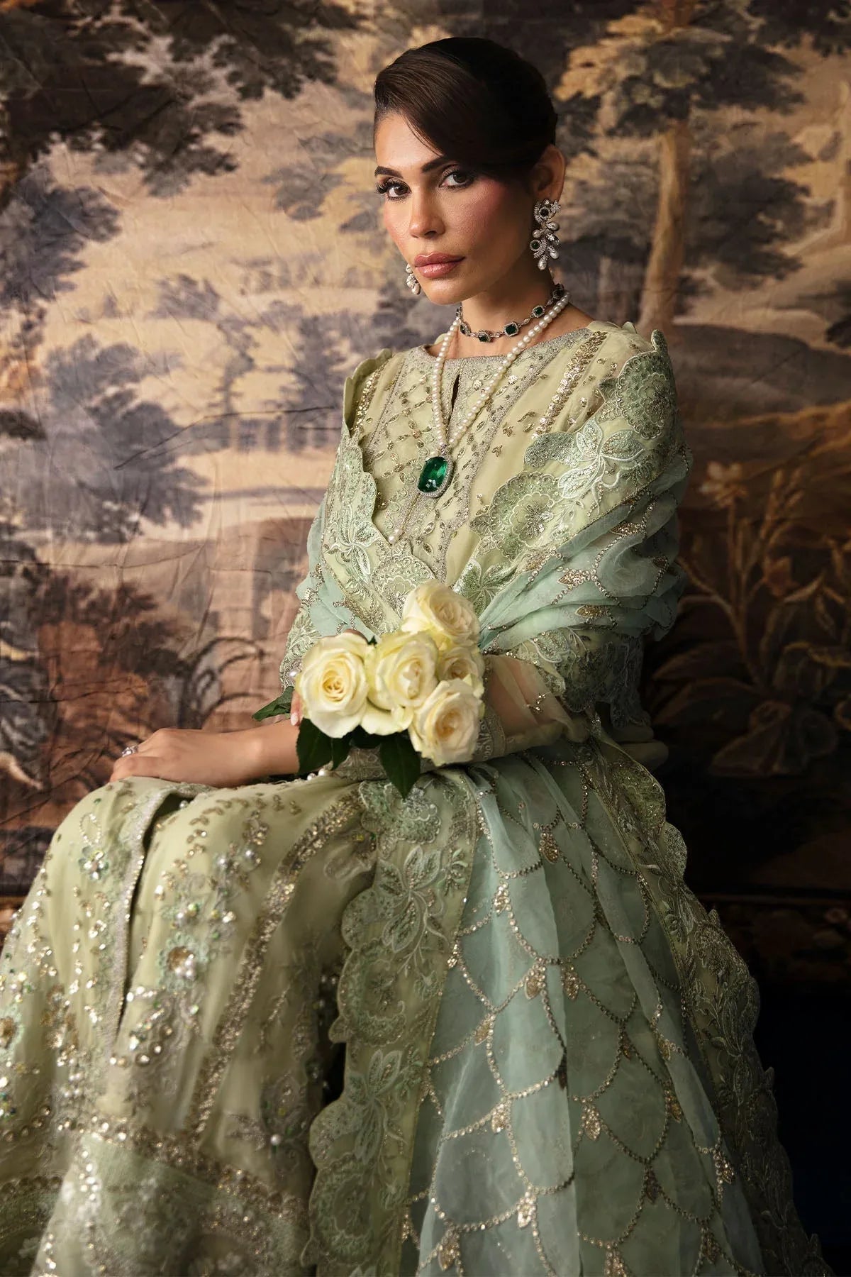 Nureh | Elanora Formal 24 | NEL-50-Meadow - Rang-e-Khaas
