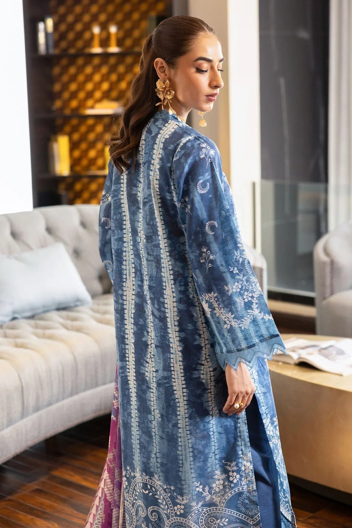 Nureh | Printed lawn 25 | SP-119 - Rang-e-Khaas