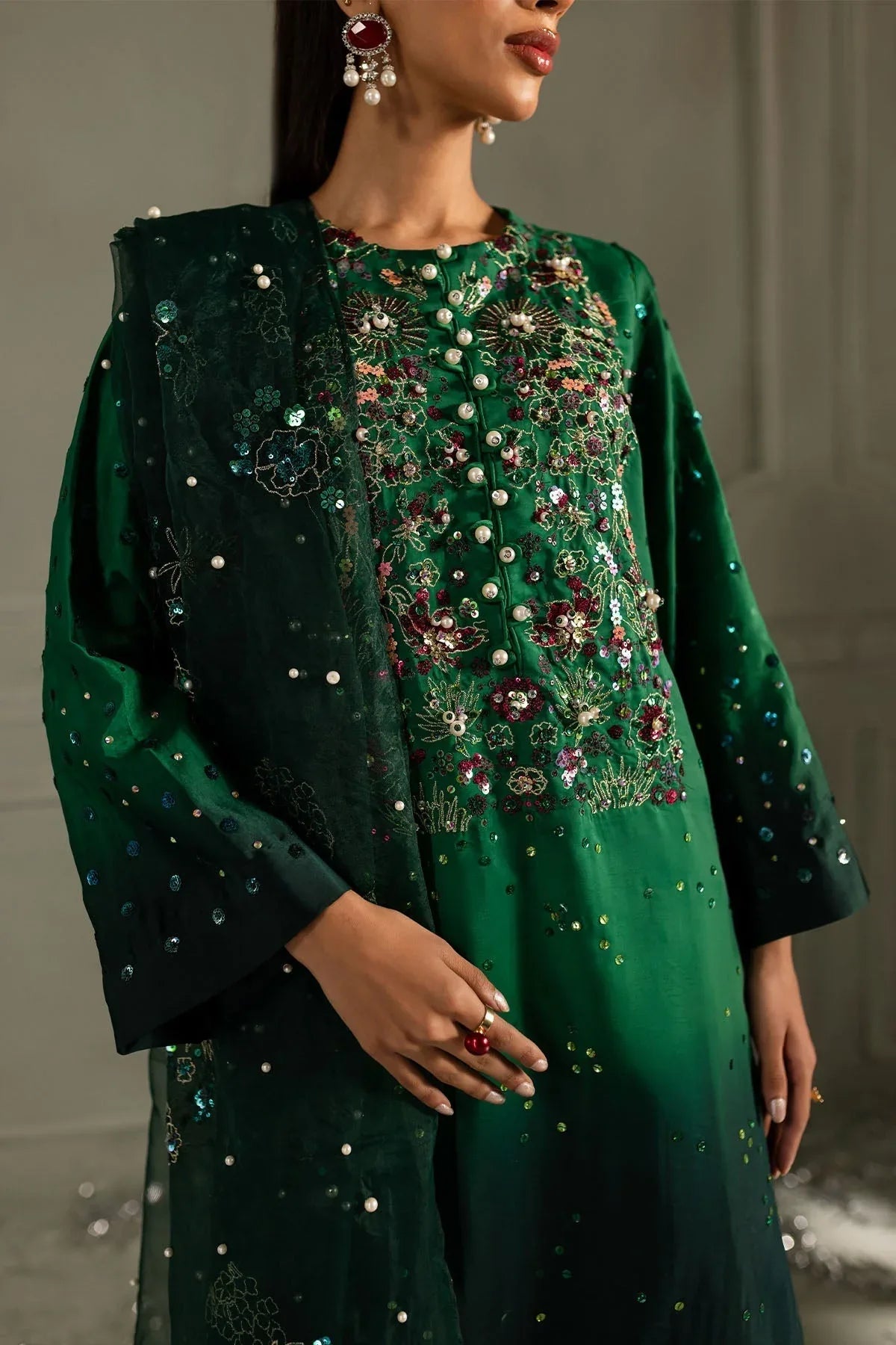 Nureh | Fancy Formals | Ruby Rush TW-09 - Rang-e-Khaas